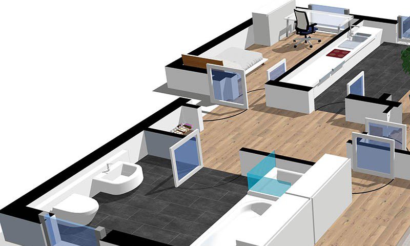 3 Dachgeschosswohnungen zum Selbstausbau!